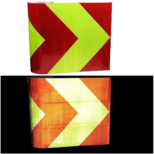 Reflective Tape 20 inch for Cars, Outdoor Waterproof High Visibility Hazard by tuyrchu