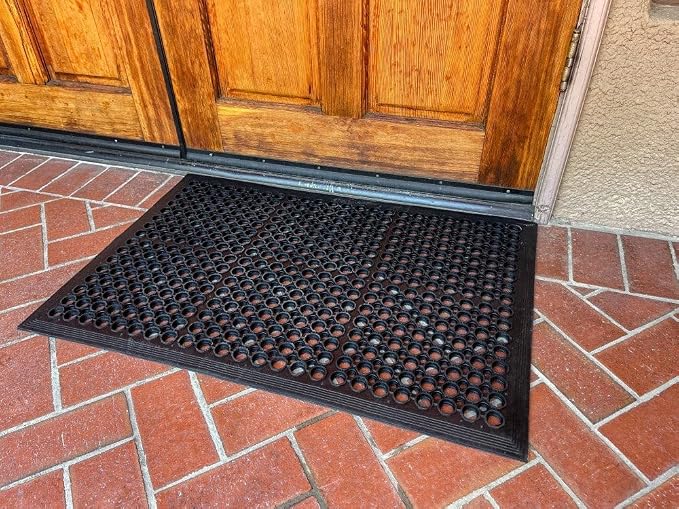 Envelor 4-Pack Anti Fatigue Rubber Mat Non-Slip Restaurant - Image 3