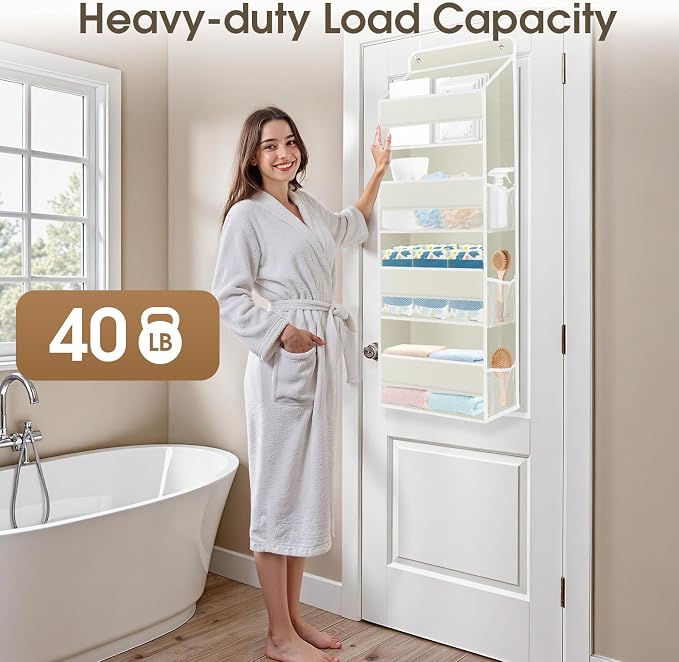 1 Pack Over The Door Organizer, Hanging Storage Organizer - Image 5