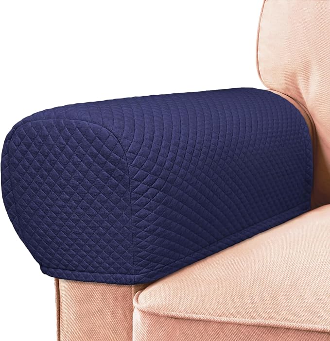 Roytub Stretch Couch Arm Covers, Breathable Armrest Cover by Roytub