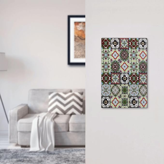 Light Switch Cover Plate Talavera Tile Decal 1 Gang No Device Blank Electrical - Image 7