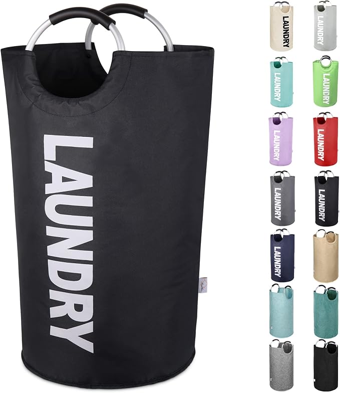 Laundry Basket Extra Large Collapsible Clothes Hamper Bag by SweetMemo