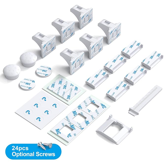 Upgraded Magnetic Cabinet Locks Baby Proofing Cabinet Lock - Image 2