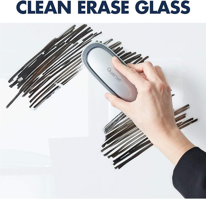 Quartet Dry Erase Board, Magnetic Whiteboard 24" x 18", Glass Board - Image 3