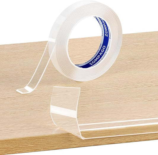 Clear Soft Corner Protectors for Furniture Strip, 0.8in x9.84FT, Sharp Edge & by ZOMPAGOTape