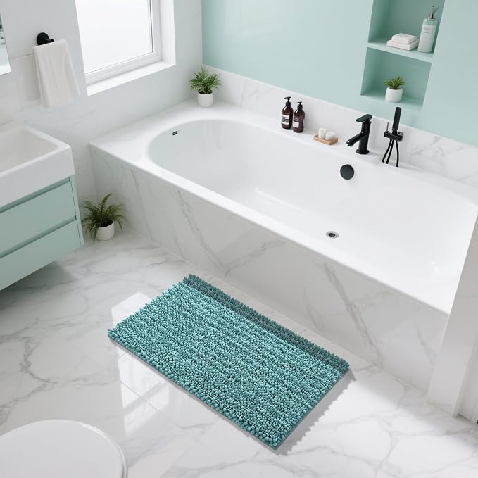 Yimobra Large Bathroom Rugs Non Slip Washable 36x24 Inch - Field & Grace