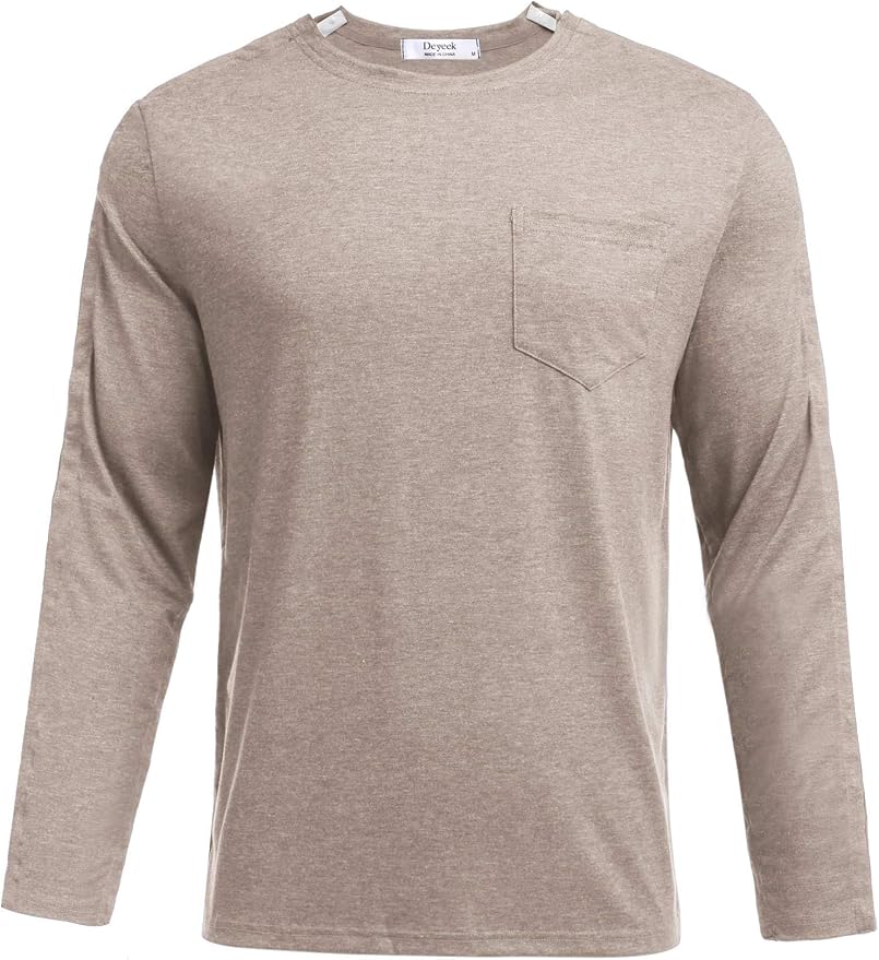 Deyeek Men's Post Shoulder Surgery Recovery Shirts Full Tear Away Long Sleeve - Image 4