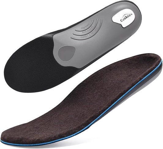 VALSOLE 250+lbs Winter Thermal Wool Insoles by VALSOLE