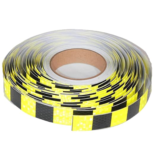 Reflective Tape Outdoor Waterproof 1 inch X 166 feet, High Visibility Hazard by tuyrchu