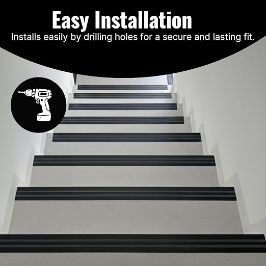 Aluminum Stair Nosing 36" – Heavy-Duty Stair Edge Protector, Non-Slip Stair - Image 5