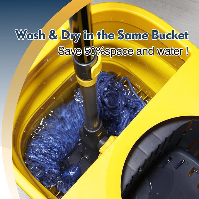Yocada Looped-End String Wet Mop Heavy Duty Cotton Mop Commercial Industrial - Image 9