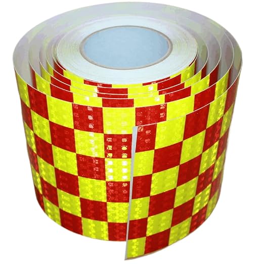 Reflective Tape 6 inch X 66 feet, Outdoor Waterproof Hazard Conspicuity Safety by tuyrchu