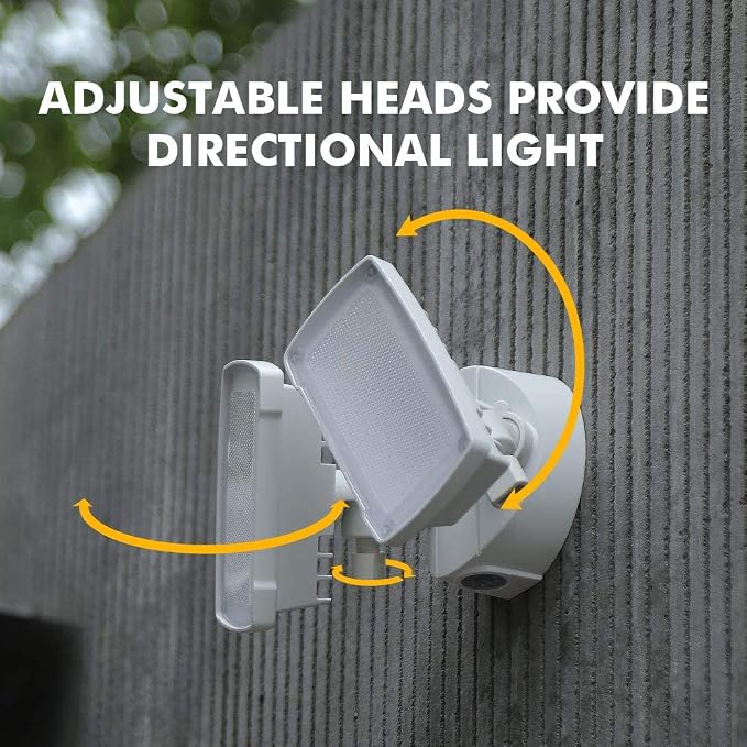 UME 2-Pack 19W Dusk to Dawn LED Security Light Outdoor, 2 Adjustable Head - Image 6
