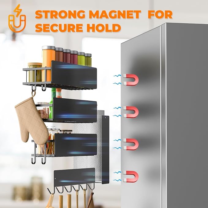 5 Pack Multifunctional Magnetic Shelves - Image 4