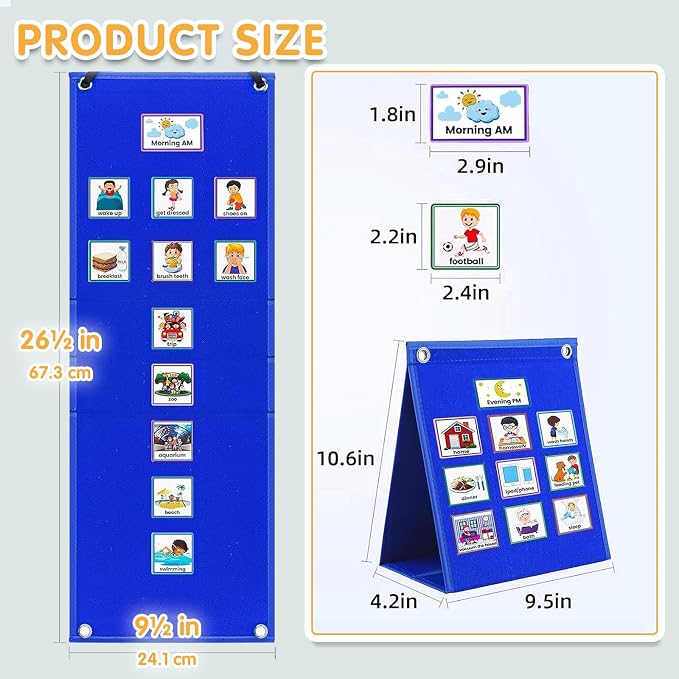 Visual Schedule for Kids with Autism Chore Chart for Kids Daily Routine Chart - Image 7