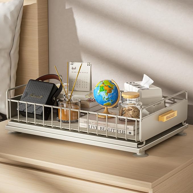 Under Sink Organizer, 2 Packs Under Sink Organizers and Storage, Slide Out Pull - Image 6