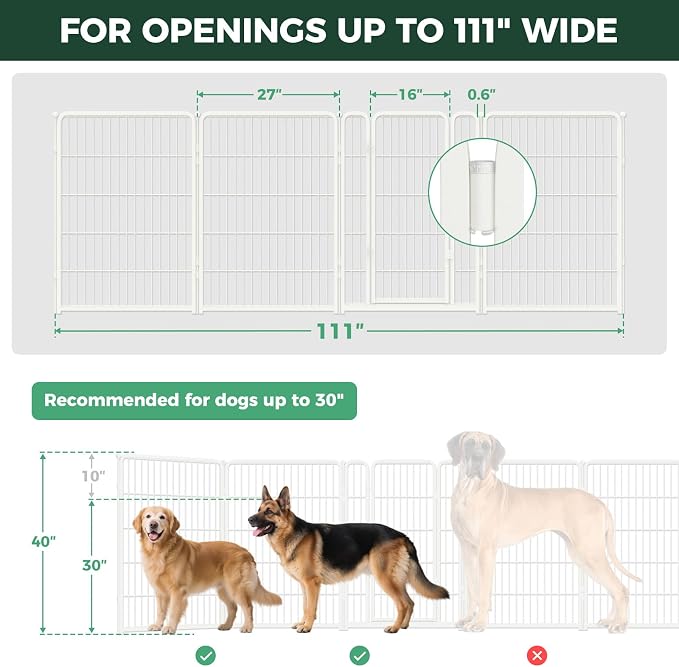 FXW Dog Gate Extra Wide Designed - Image 6