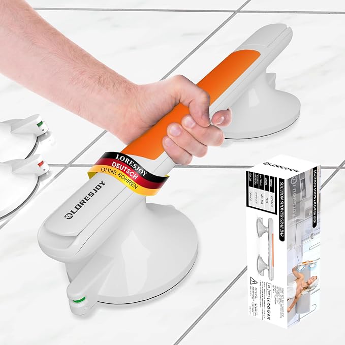 Showers Bathtubs Grab Bars, Slip Grip Handrails, Heavy Duty Anti Slip Grip by LORESJOY