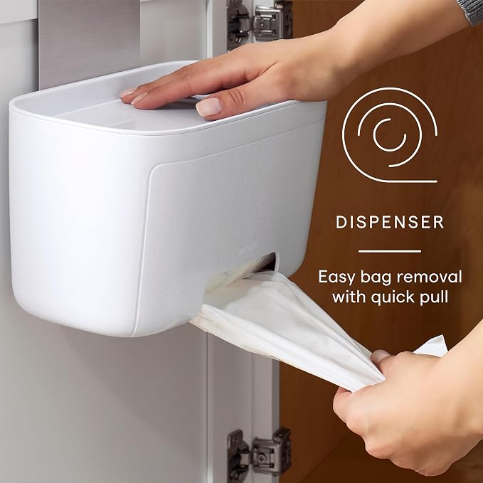 YouCopia DoorStash Garbage Bag Dispenser, Hanging Kitchen Cabinet Door Trash - Image 2