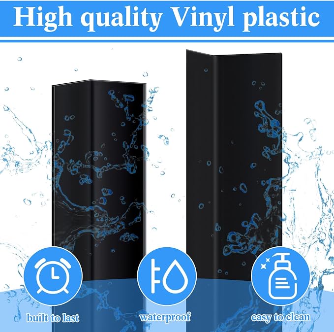 Sasylvia 10 Pcs Wall Corner Protector Guards, 1/4 x 36 Inches Avoid Scratching - Image 3