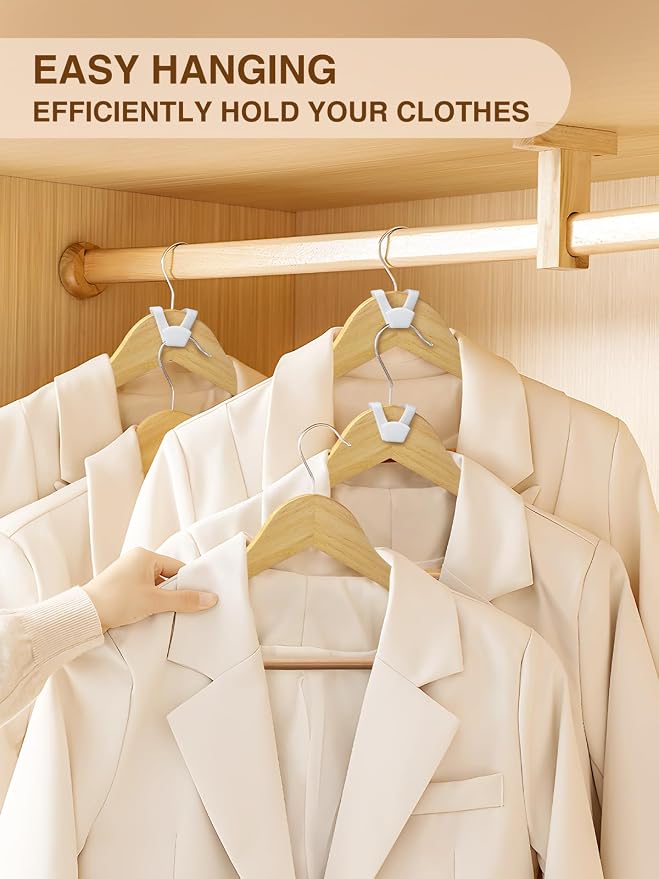 Smartor Clothes Hanger Connector Hooks 120 Pack, Closet Storage and - Image 2