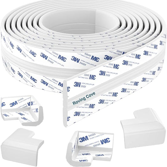 Roving Cove PreFit Furniture Edge Corner Protector, Baby Proofing Bumper Guards by RovingCove