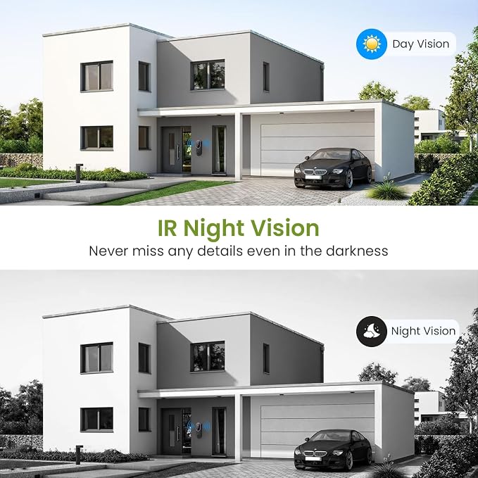 1080P Wireless Video Doorbell Camera, Smart Outdoor Surveillance Cam, FHD Live - Image 4
