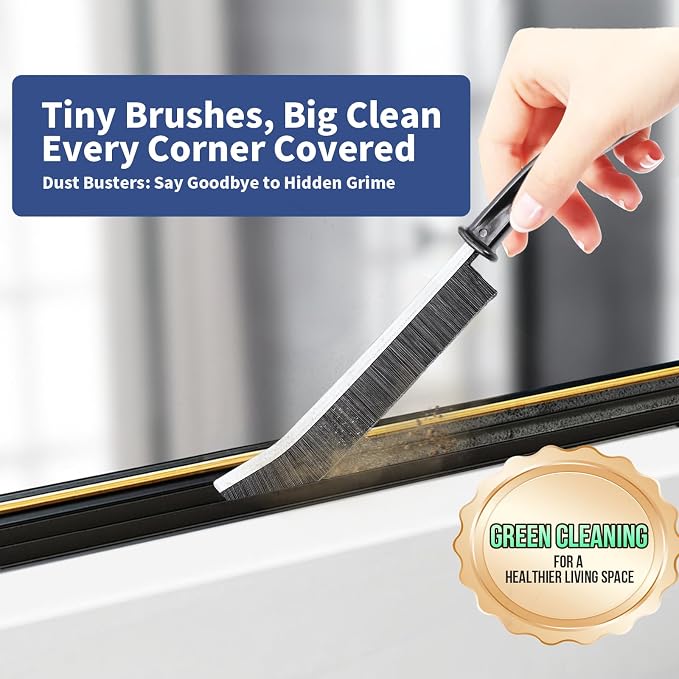 Crevice Cleaning Brush, Hard-Bristled Gap Scrub Brush, Toilet Gap Cleaning - Field & Grace