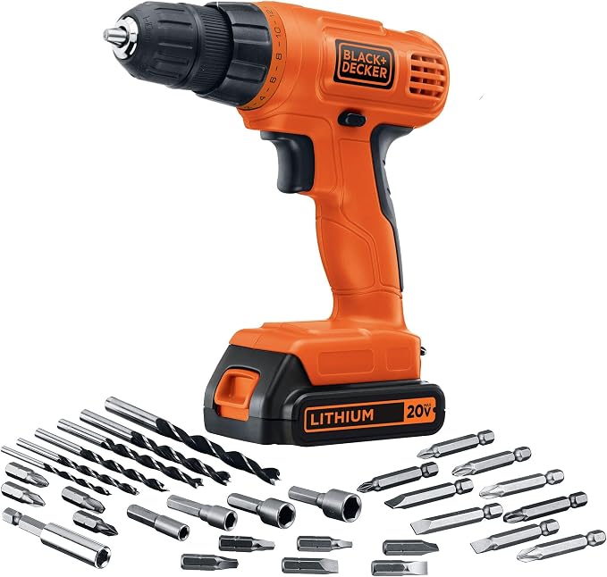 BLACK+DECKER 20V MAX POWERCONNECT Power Drill Cordless Drill Driver Electric - Image 9