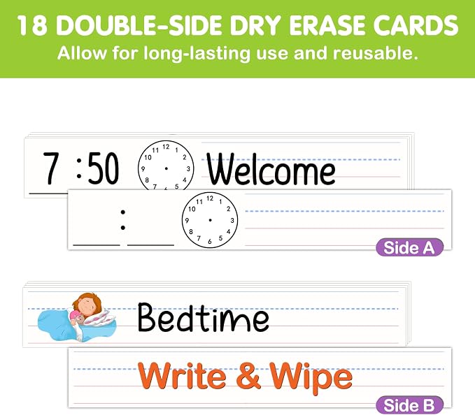 EAMAY Daily Schedule Pocket Charts, Teacher Schedule Chart - Image 6