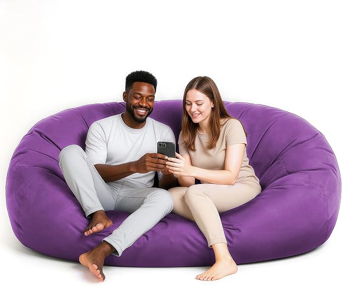 Lumaland Luxurious Giant 6ft Bean Bag Chair by LumalandInc