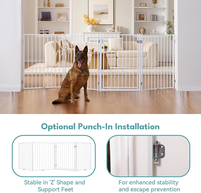 No Pawblems Free Standing Dog Gate - Image 3