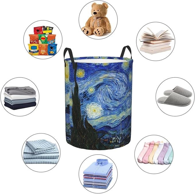 Laundry Basket Floral Wild Collapsible Large Capacity, 63 Dirty Clothes Basket - Image 2