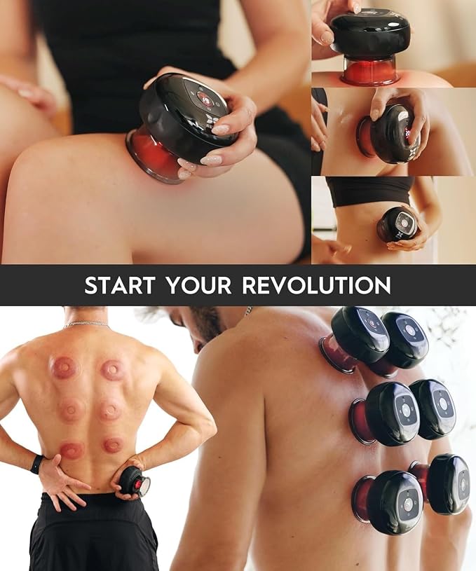 REVO The Original 4-in-1 Smart Cupping Therapy Massager, Muscle Soreness - Image 8