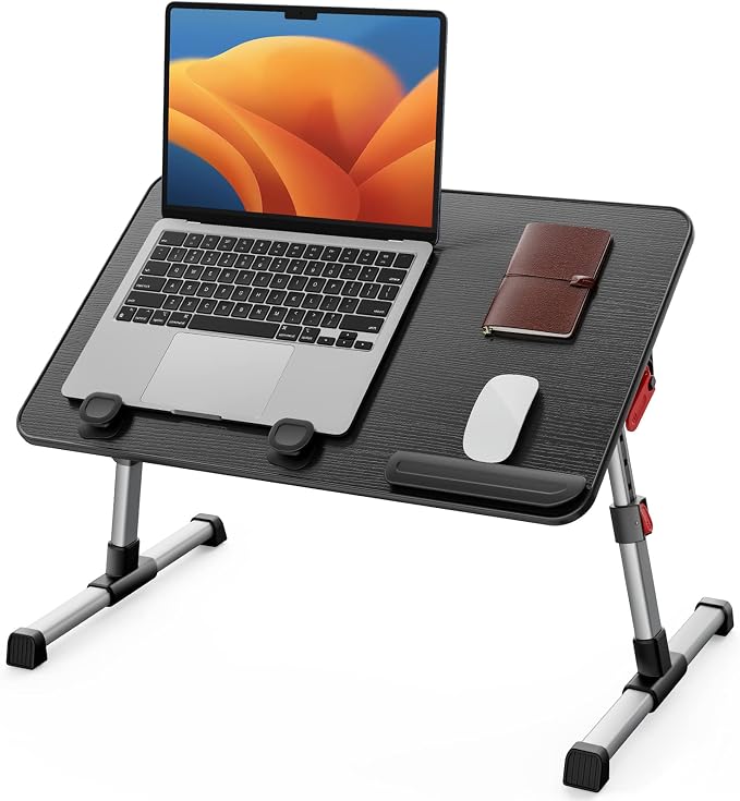 SAIJI Laptop Bed Tray Table, Adjustable Home Office Standing Desk Portable by SAIJI