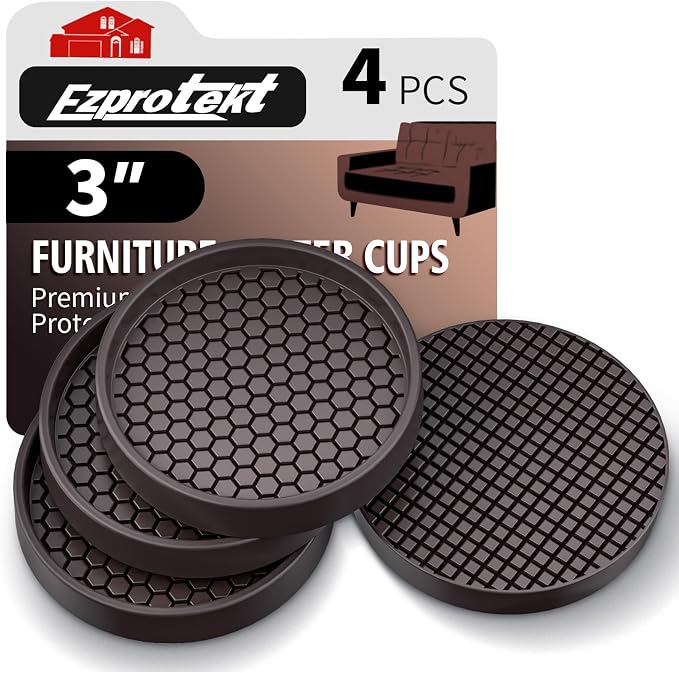 Ezprotekt Non Slip Furniture Pads, Anti Skid Furniture Coasters by VisittheEzprotekt