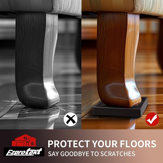 Ezprotekt Non Slip Furniture Pads, Anti Skid Furniture Coasters - Image 5