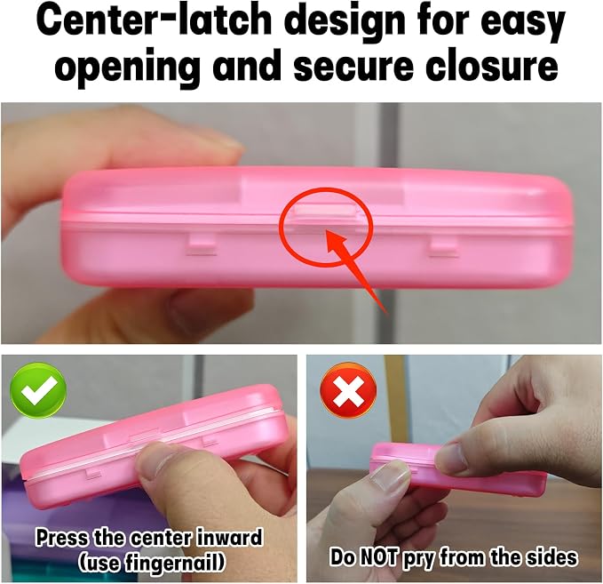7 Piece Set Pill Organizer 6 Times a Day, Weekly Pill Case, Pill Organizer - Image 2