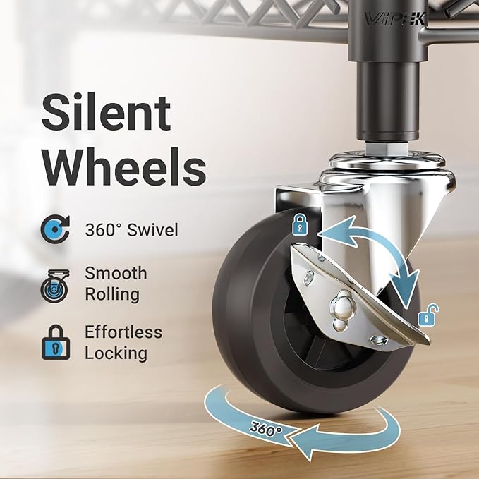 VIPEK R3 Plus Rolling Clothes Rack - Image 3
