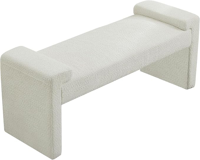 43" End of Bed Bench Upholstered Modern Bedroom Bench - Image 2