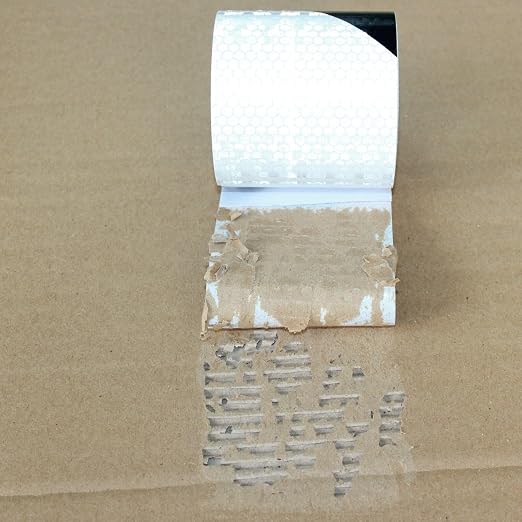 Black White Reflective Tape Outdoor Waterproof 3 inch X 10 feet, High - Image 2