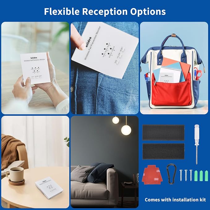 Briidea Wireless Chair Alarm for Elderly Dementia Patients, Fall Prevention - Image 5