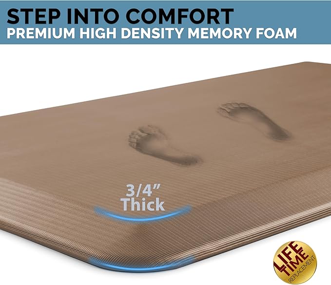 ComfiLife Anti Fatigue Floor Mat – 3/4 Inch Thick Kitchen Mats - Image 2