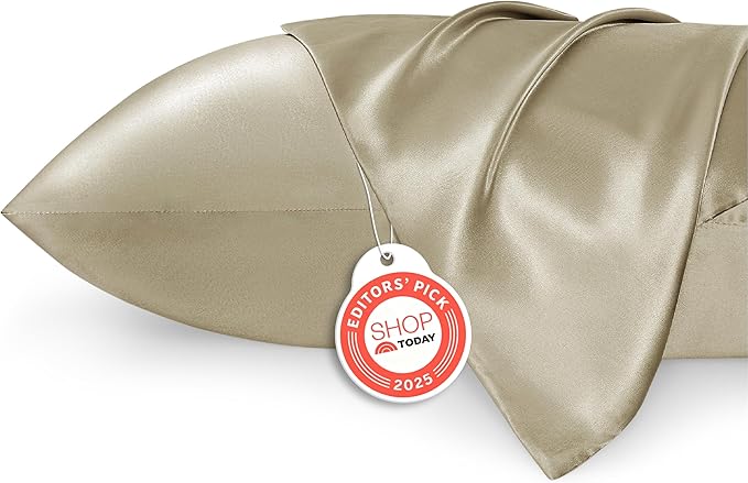 Bedsure King Size Satin Pillowcase Set of 2 - Field & Grace