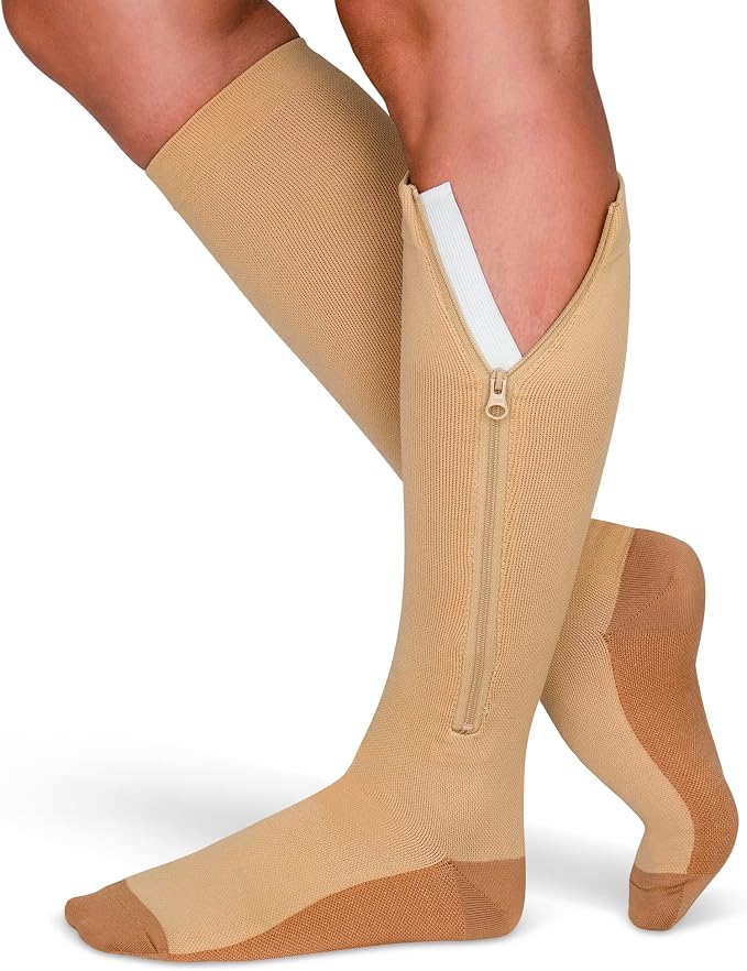 TheraMagic® Zipper Compression Socks by Theramagic