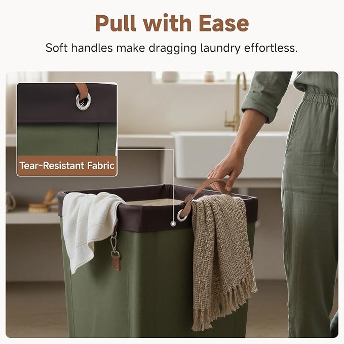 StorageWorks 160L Laundry Basket - Field & Grace