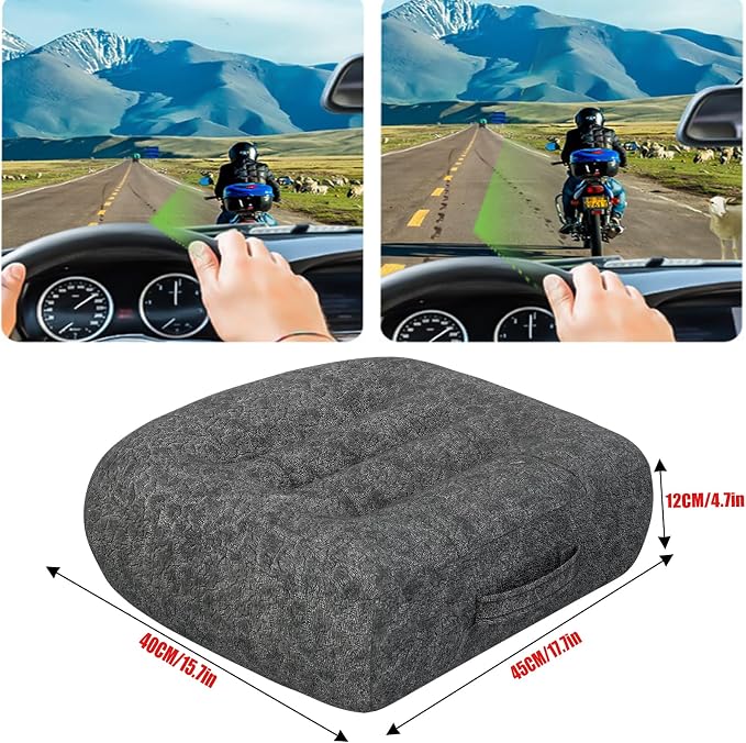 Super Thicken Car Seat Cushion for Adults-Car Booster Seat for Short - Image 5