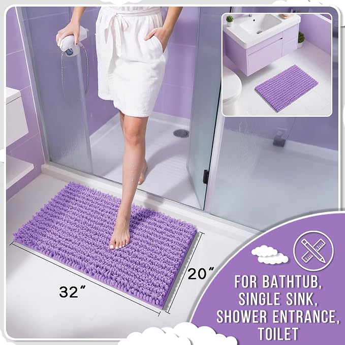 Yimobra Bathroom Rugs Non Slip Washable 32x20 Inch - Image 2