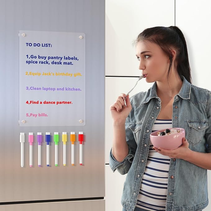 Acrylic Magnetic Dry Erase Board - Field & Grace