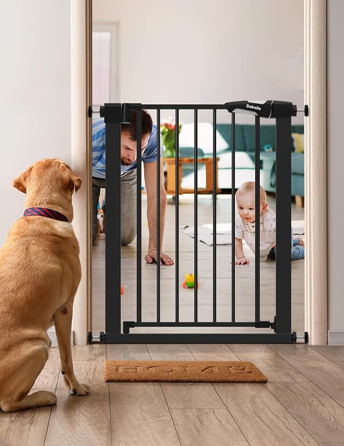 BABELIO 26-28.5 Inch Narrow Easy Install Baby Gate, Auto-Close Pet Gate - Image 2